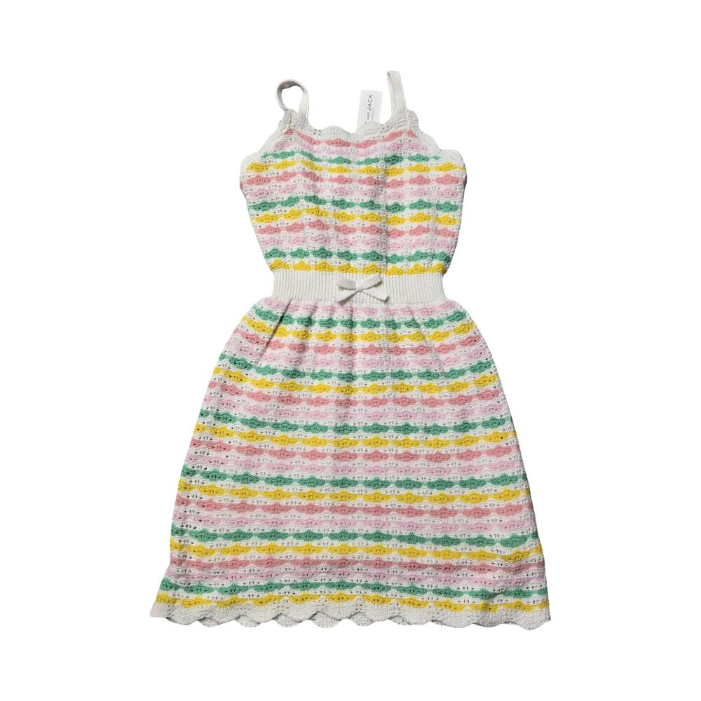 Janie‎ & Jack The Crochet Away Dress Size: 7 NEW